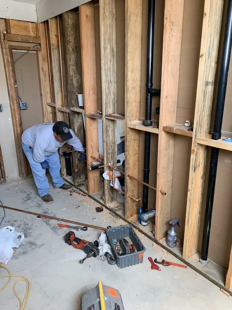 Commercial rough-in plumbing for Water Heater Replacement in Rio Linda